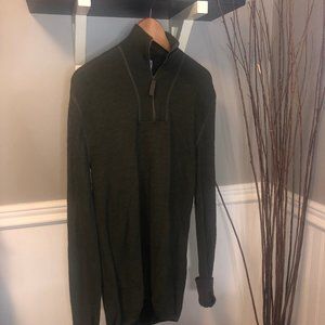 Men's Merino Wool Blend 1/4 Zip Sweater (200g/m2)
